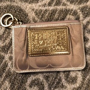 Coach coin purse key chain